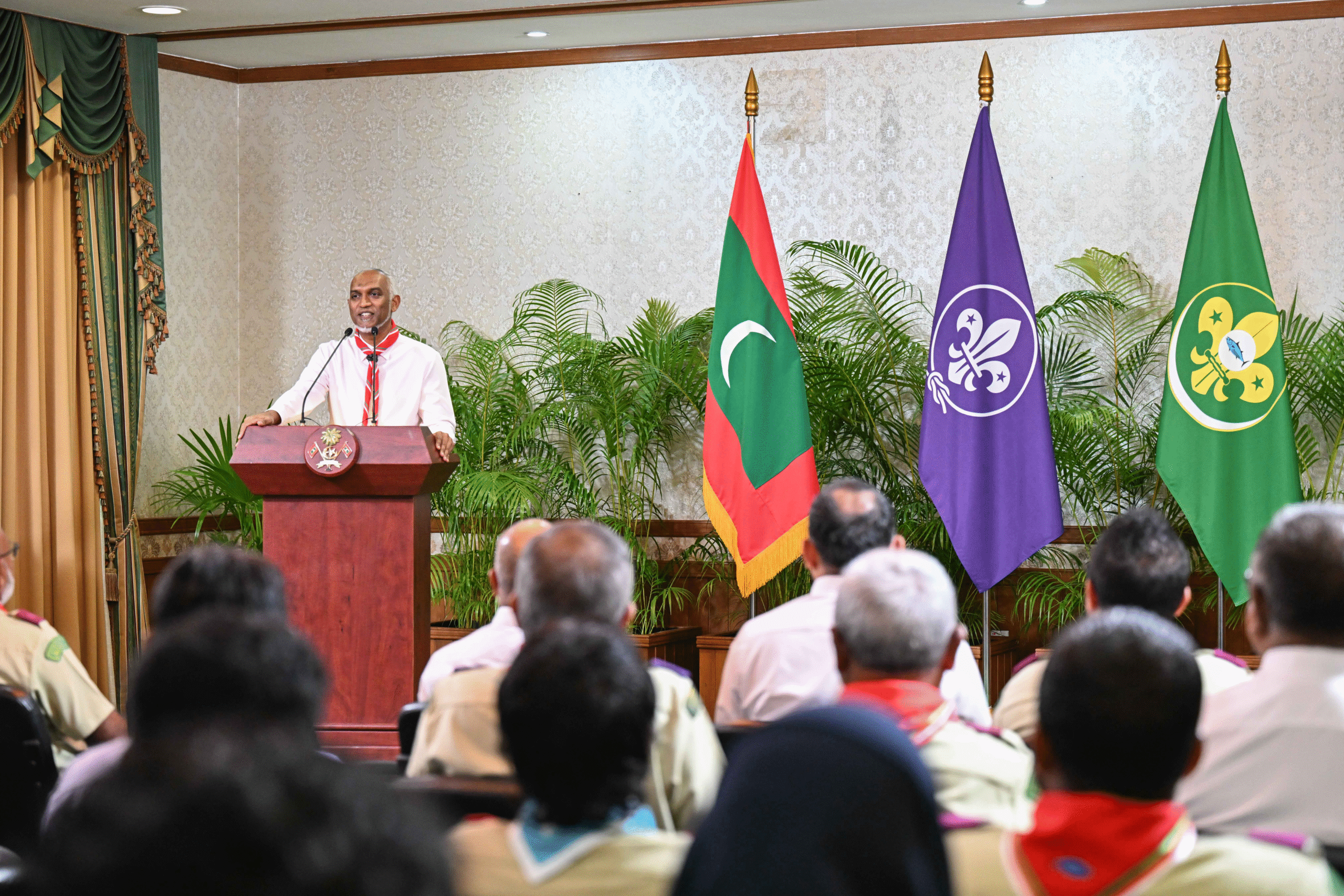 ސްކައުޓް އާއިލާއަށް ދިމާވި ގޮންޖެހުންތަކުން އަރައިގަނެވޭނެ ގޮތްތަކެއް ހޯދައިދޭނެކަމުގެ ޔަގީންކަން ރައީސްދެއްވައިފި