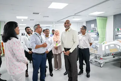 ހުޅުމާލެ ހޮސްޕިޓަލުގައި 14 އެނދުގެ ޒަމާނީ އިމަރޖެންސީ ރޫމް ހުޅުވައިފި