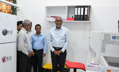 ލެބޯރެޓަރީގެ ޚިދުމަތް ނެތް 11 ރަށެއްގައި އެ ޚިދުމަތް ޤާއިމު ކޮށްފި