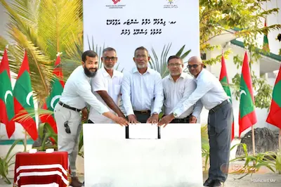 ފިއްލަދޫ ޞިއްޙީ މަރުކަޒު އަޕްގްރޭޑް ކުރުމުގެ މަޝްރޫޢުގެ ބިންގާ, އާރްޑީސީ އިން އަޅައިފި
