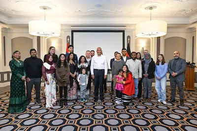 ރައީސް ޑރ މުއިއްޒު، ޖަރުމަނުވިލާތުގައި ދިރިއުޅޭ ދިވެހިންނާ ބައްދަލު ކުރައްވައިފި