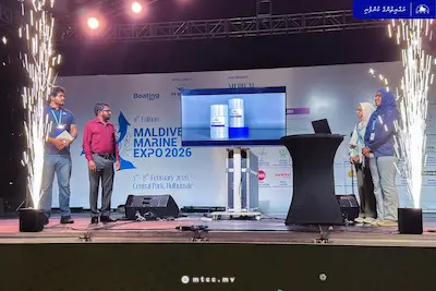 އެމްޓީސީސީގެ އަމިއްލަ އުފެއްދުން ‘ކަށަވަރު ރެސިން’، މެރިން އެކްސްޕޯގައި ދައްކާލައިފި