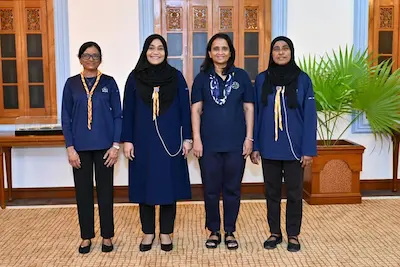 މެޑަމް ސާޖިދާ، ގާލް ގައިޑުގެ އޭޝިއާ ޕެސިފިކް ރީޖަނަލް ކޮމިޓީގެ ޗެއަރ ނިއުމަތު ޝަފީޤާ ބައްދަލު ކުރައްވައިފި