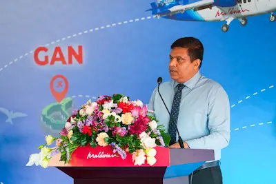 ގަން އެއާޕޯޓަށް، މެދު އިރުމަައްޗާއި ޗައިނާގެ އެއާލައިނެއް ގެނައުމުގެ މަސައްކަތް ދަނީ ކުރަމުން: ވަޒީރު އަމީން
