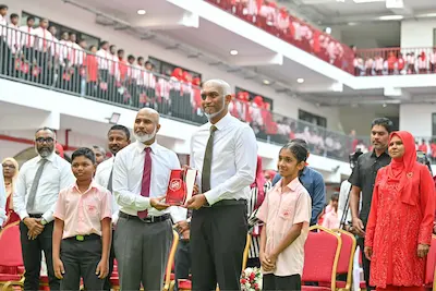 ހުޅުމާލޭގެ ދެވަނަ ފިޔަވަހީގައި އިމާރާތް ކުރި ޝަހީދު އަލީ ސްކޫލު ރައީސް ހުޅުއްވައިދެއްވައިފި
