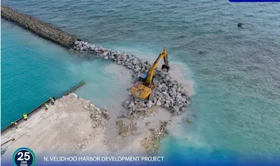 ނ. ވެލިދޫ ބަނދަރު ތަރައްޤީކުރުމުގެ މަޝްރޫޢު ބާރު ސްޕީޑްގައި ކުރިއަށް