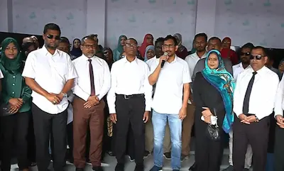 ޕީއެންސީގެ ކައުންސިލް އިންތިޚާބު ކެމްޕޭން; މާލެސަރަހައްދުގެ ‘ދޮރުންދޮރަށް’ ރަސްމީކޮށް ފަށައިފި