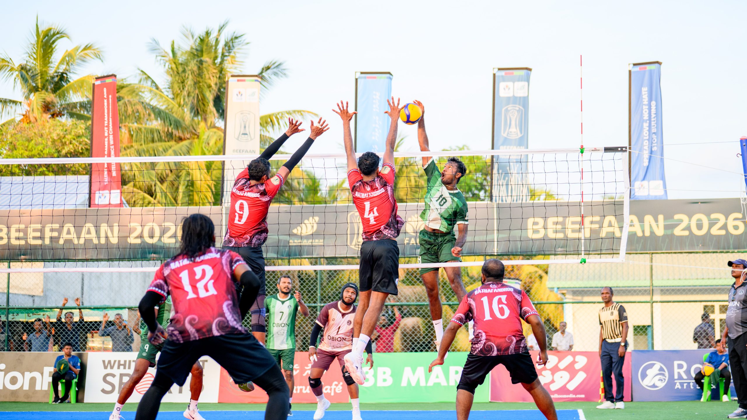 ބީފާން ވޮލީ މުބާރާތް 2026: ރަތަފަންދޫ ބަލިކޮށް ފައިނަލަށް ދިއުމުގެ އުއްމީދެއް ދަނޑިމަގަށް!