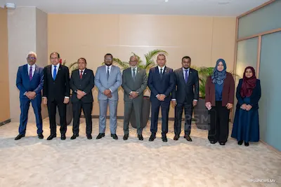 ރަސްމީ ދަތުރުފުޅެއްގައި މަޖިލިހުގެ ރައީސް ސަޢޫދީ ޢަރަބިއްޔާއަށް