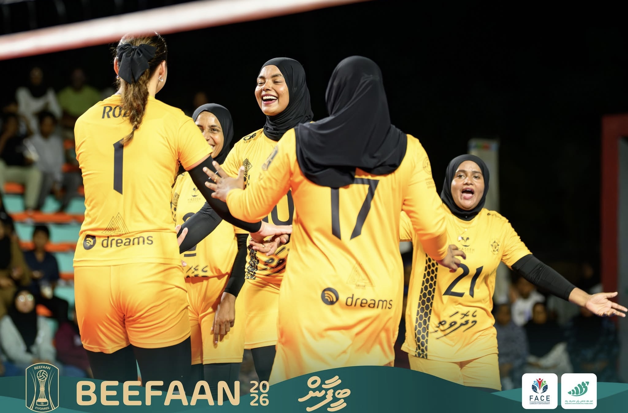 ބީފާން ވޮލީމުބާރާތް 2026: ފަސޭހަކަމާއިއެކު ސީދާ 3 ސެޓުން، ރަތަފަންދޫ ބަލިކޮށް ފުނާޑުން މުބާރާތްފެށީ މޮޅަކުން