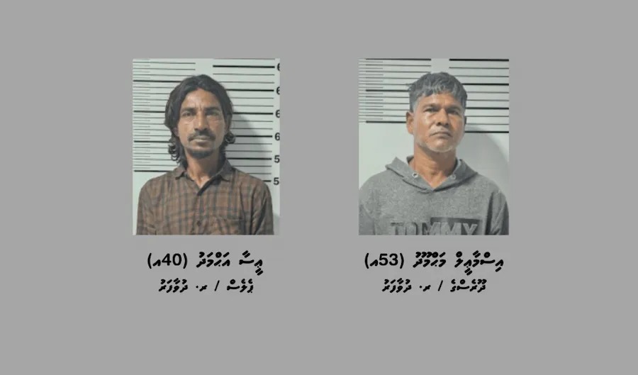ދުވާފަރަށް މަސްތުވާތަކެތި އެތެރެކުރަން އުޅުނު 2 މީހަކު ހައްޔަރަށް