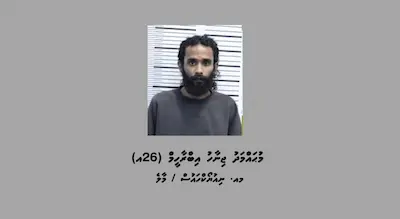 ގިނަ އަދަދެއްގެ މަސްތުވާތަކެއްޗާއެކު, މާލެއިން ހައްޔަރުކުރި ޒުވާނަކު 15 ދުވަހުގެ ބަންދަށް