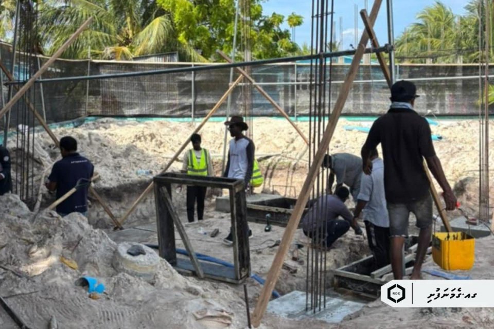 ގެމަނަފުށީގައި އާރުޑީސީން އިމާރާތްކުރާ މިސްކިތުގެ މަސައްކަތް ހަލުވިކަމާއެކު ކުރިއަށް