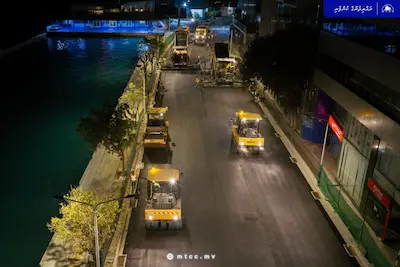 ބޮޑުތަކުރުފާނު މަގުގައި ތާރު އެޅުން: ހެންވޭރު ފެރީ ޓާމިނަލުން ފެށިގެން ޚާރިޖީ ވުޒާރާއާ ހަމައަށް ތާރުއަޅައިފި