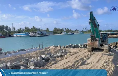 ގަމު ބަނދަރު ތަރައްގީ ކުރުން: 80 ޕަސެންޓު މަސައްކަތް ނިމިއްޖެ